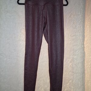 Shimmering Maroon Leggings